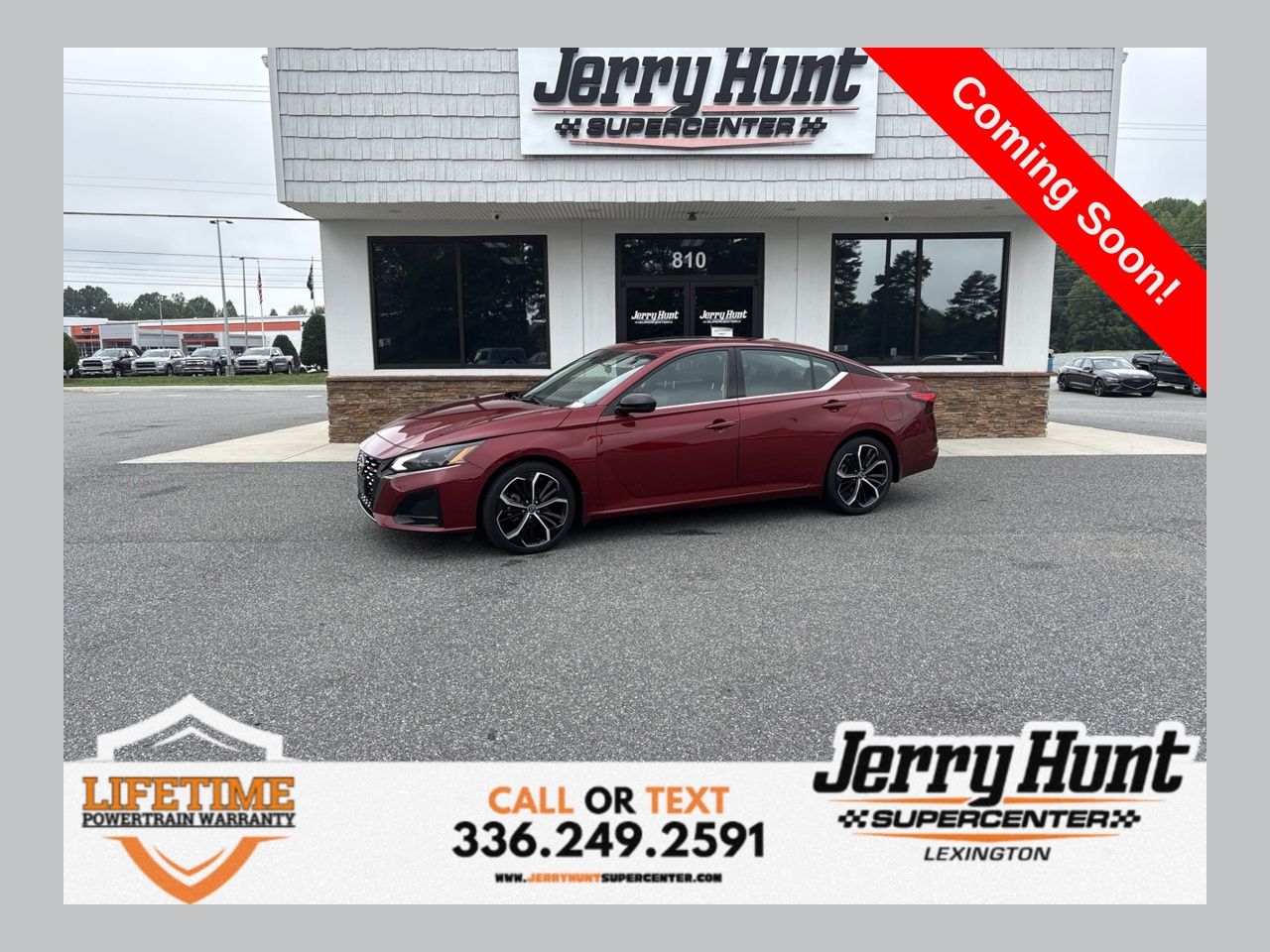 Red (Scarlet Ember) 2024 Nissan Altima Sedan Front-Wheel Drive Continuously Variable Transmission
