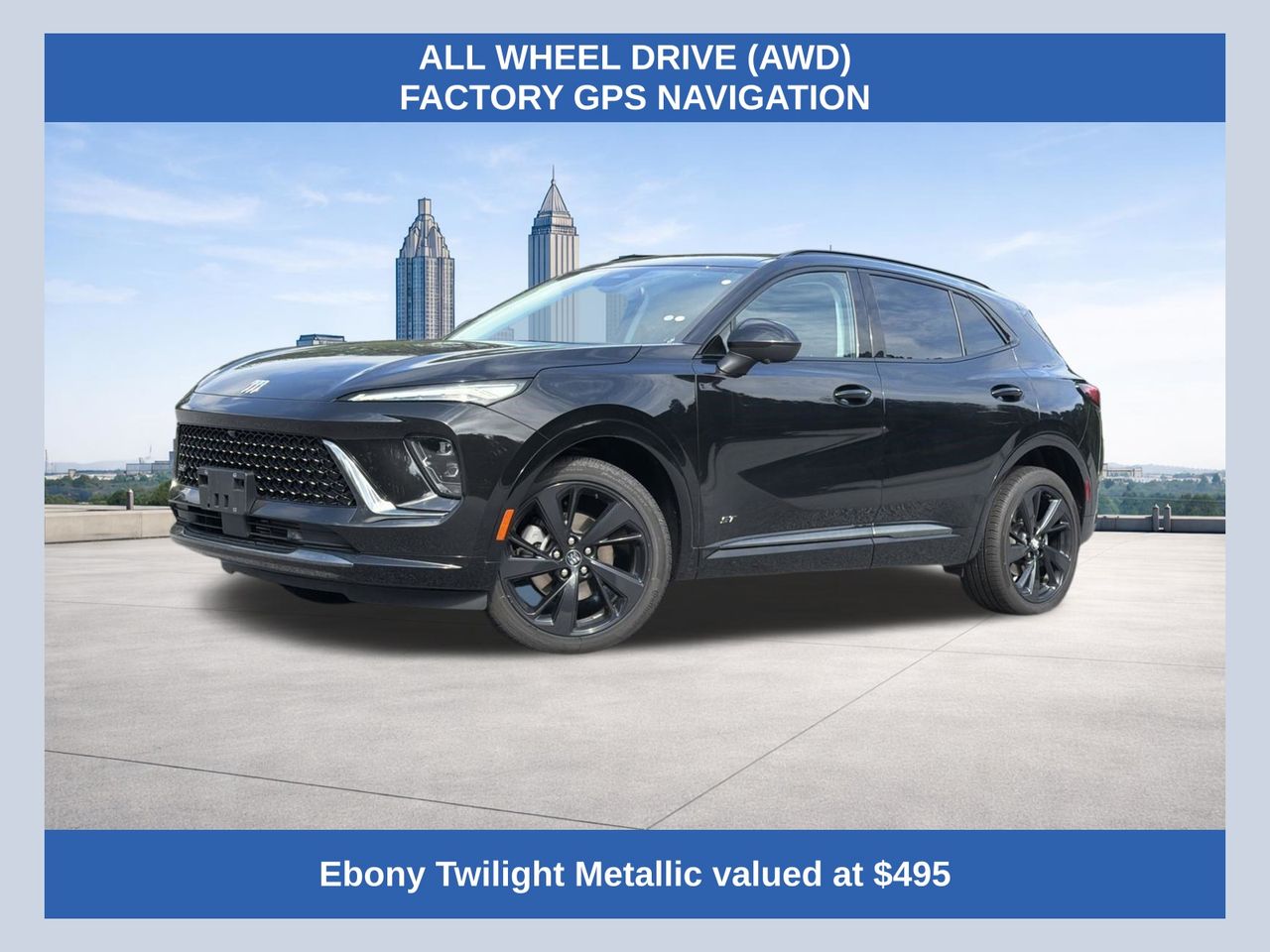 Black (Ebony Twilight Metallic) 2025 Buick Envision SUV / Crossover All-Wheel Drive 9-Speed Automatic