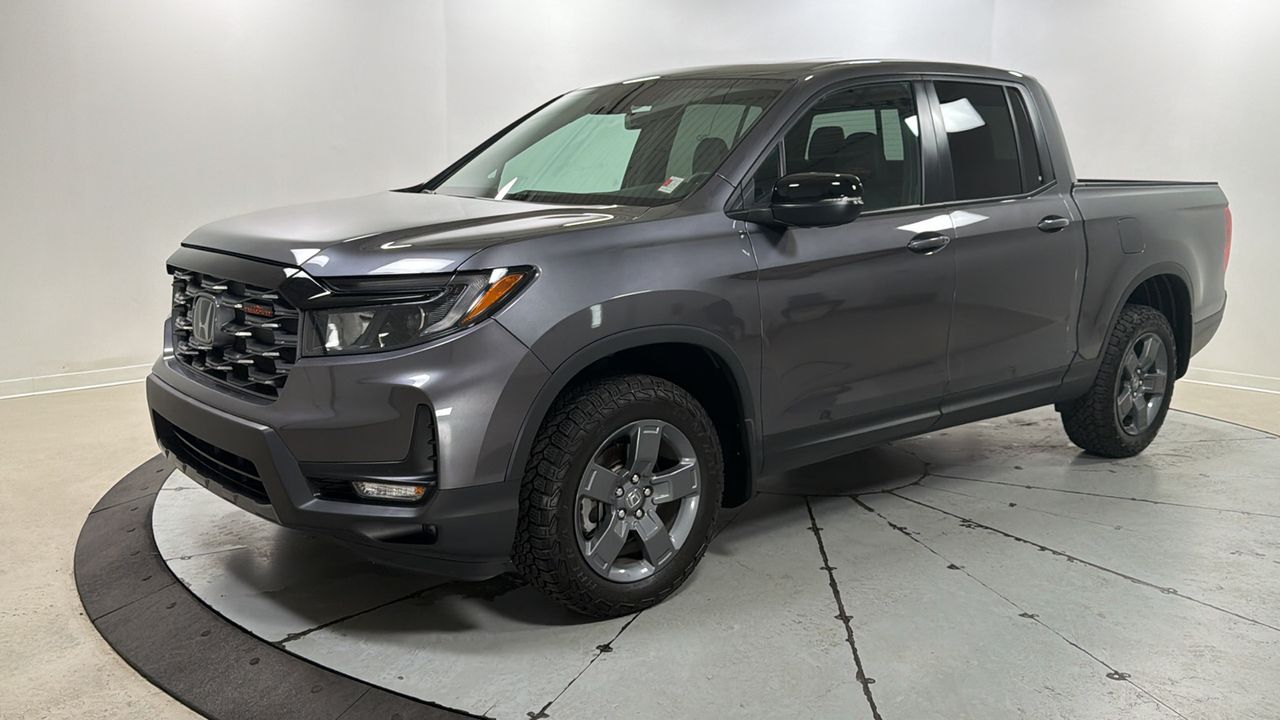 Gray Pearl 2025 Honda Ridgeline TrailSport AWD Pickup Truck All-Wheel Drive 9-Speed Automatic