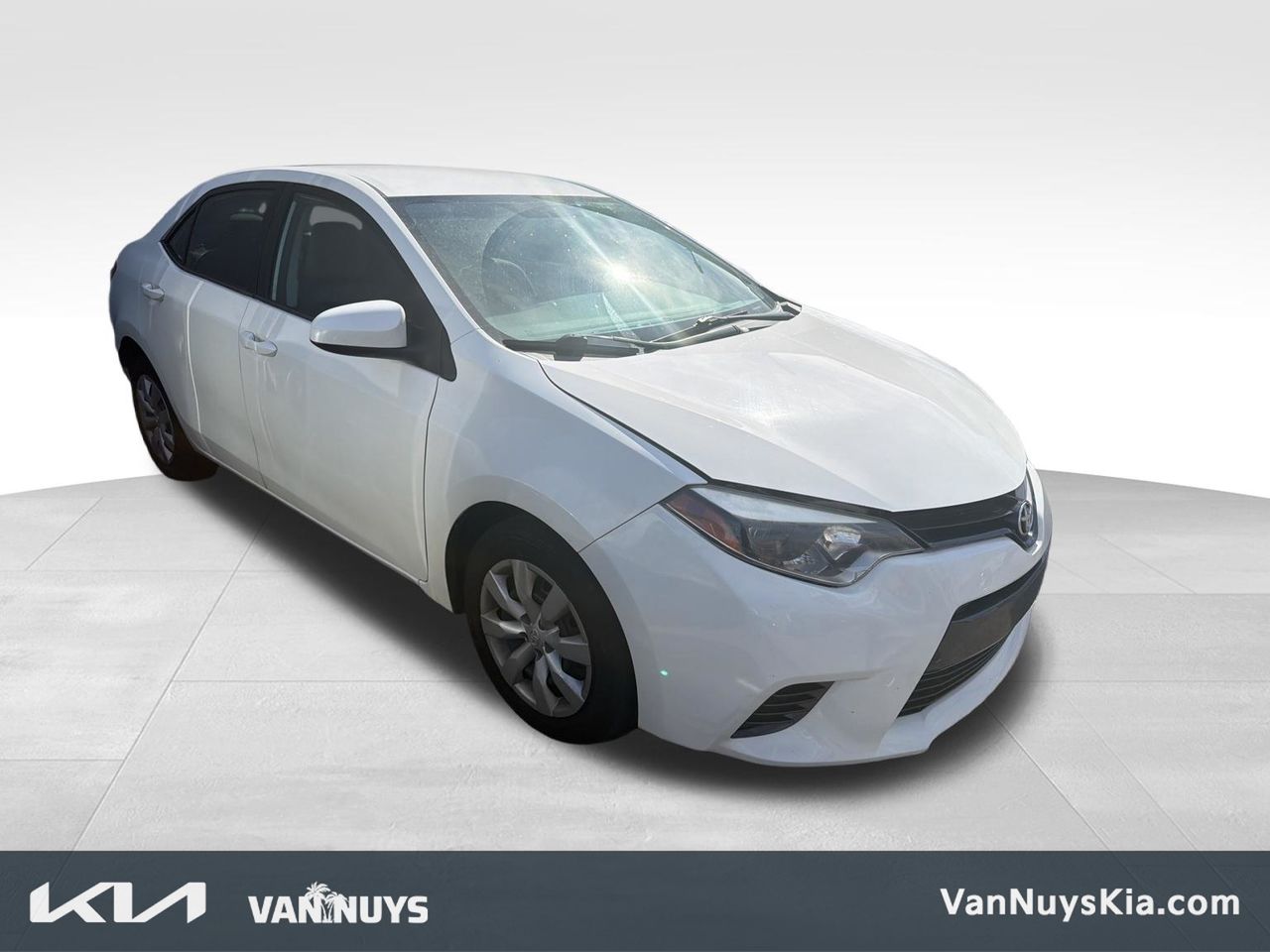 Super White 2016 Toyota Corolla LE Sedan Front-Wheel Drive Continuously Variable Transmission