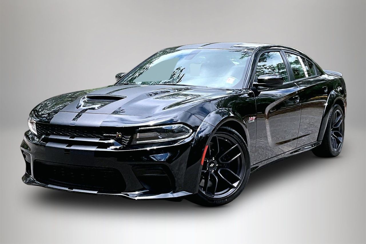 Pitch Black Clearcoat 2021 Dodge Charger Scat Pack Widebody RWD Sedan Rear-Wheel Drive 8-Speed Automatic