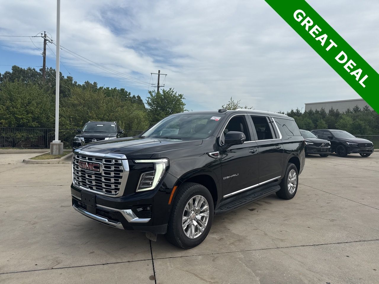 Onyx Black 2025 GMC Yukon XL Denali 4WD SUV / Crossover Four-Wheel Drive Automatic