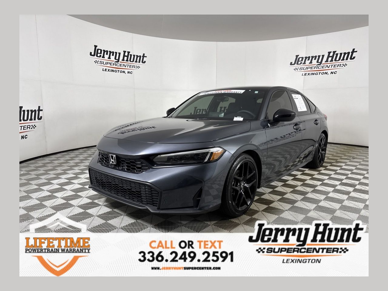 Gray 2025 Honda Civic Hatchback Hatchback Front-Wheel Drive Continuously Variable Transmission