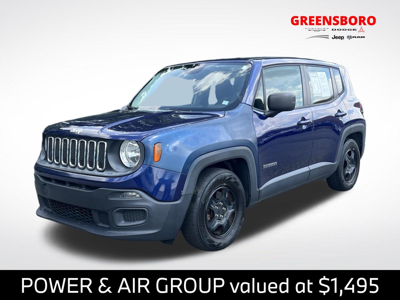 Jetset Blue 2016 Jeep Renegade SUV / Crossover Front-Wheel Drive 9-Speed Automatic