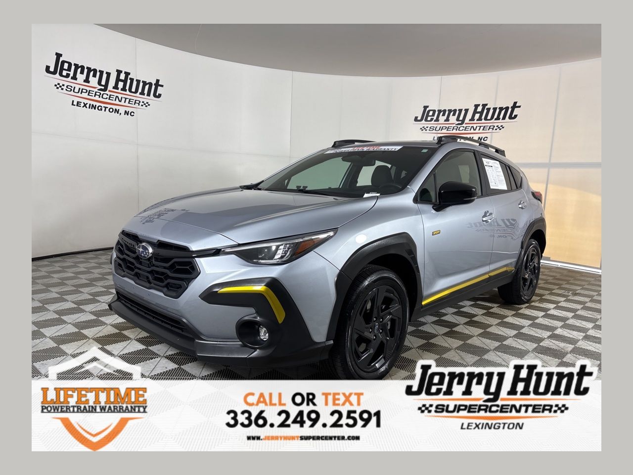 Ice Silver Metallic 2024 Subaru Crosstrek Sport AWD SUV / Crossover All-Wheel Drive Continuously Variable Transmission