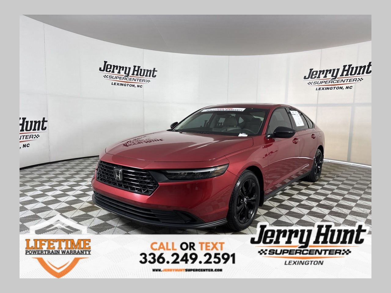 Red 2025 Honda Accord Sedan Front-Wheel Drive Continuously Variable Transmission