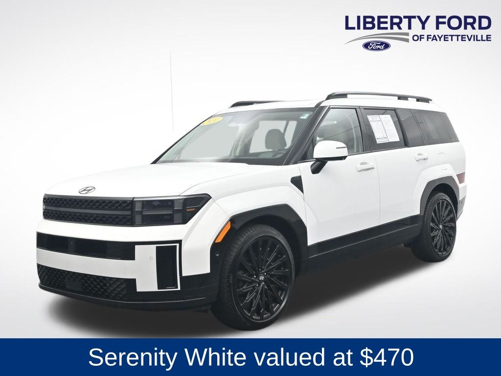 Serenity White 2024 Hyundai Santa Fe SUV / Crossover Front-Wheel Drive Automatic