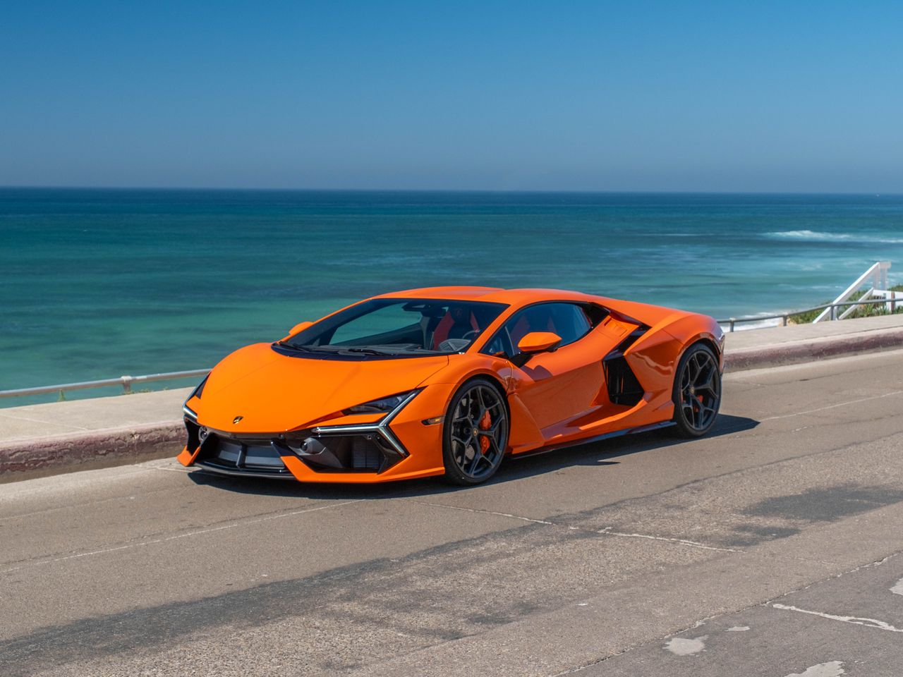 Arancio Metallic 2025 Lamborghini Revuelto AWD Coupe All-Wheel Drive 8-Speed Dual Clutch