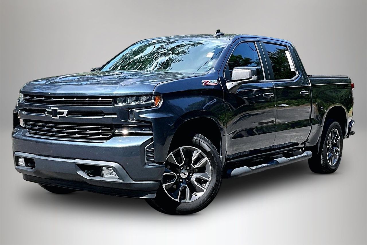 Shadow Gray Metallic 2020 Chevrolet Silverado 1500 Pickup Truck Four-Wheel Drive 8-Speed Automatic
