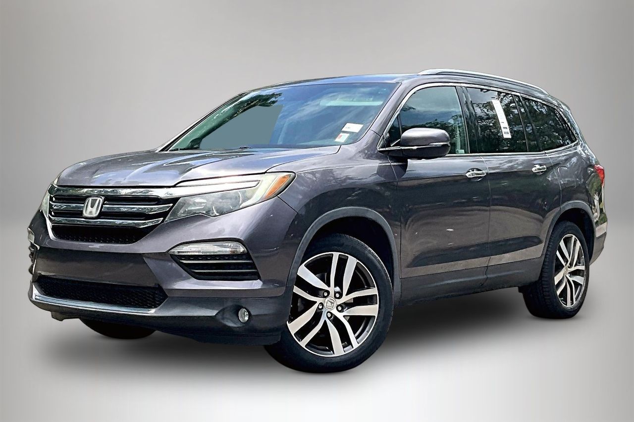 Gray (Modern Steel Metallic) 2018 Honda Pilot SUV / Crossover All-Wheel Drive 9-Speed Automatic