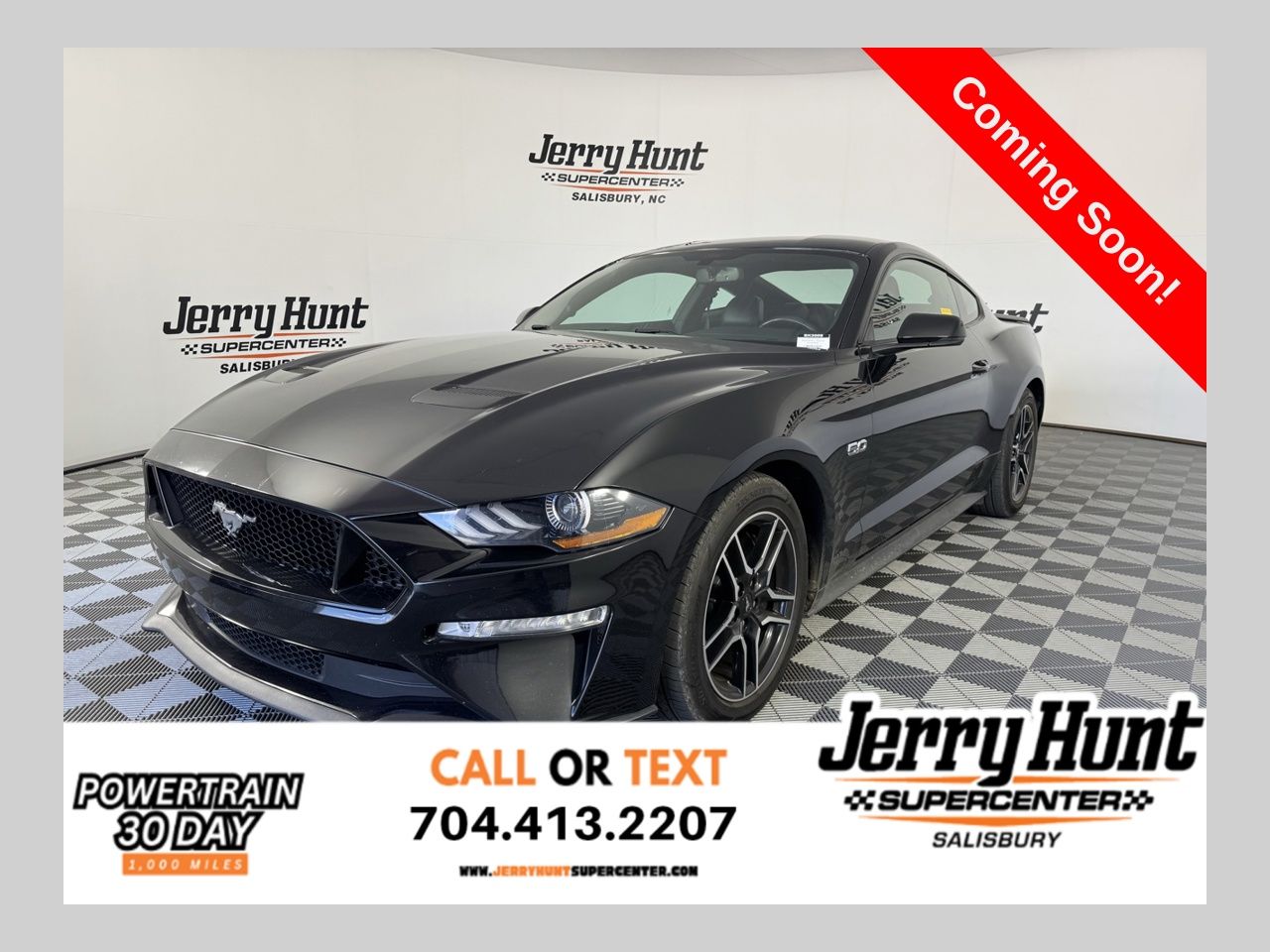 Shadow Black 2018 Ford Mustang GT Premium Coupe RWD Coupe Rear-Wheel Drive Automatic