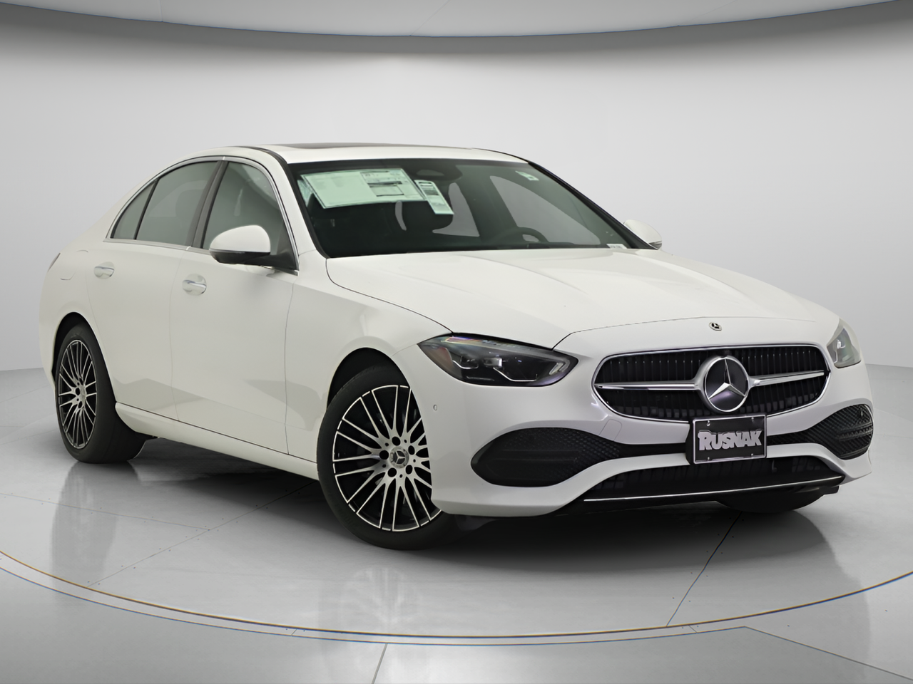 White 2026 Mercedes-Benz C-Class Sedan Rear-Wheel Drive 9-Speed Automatic