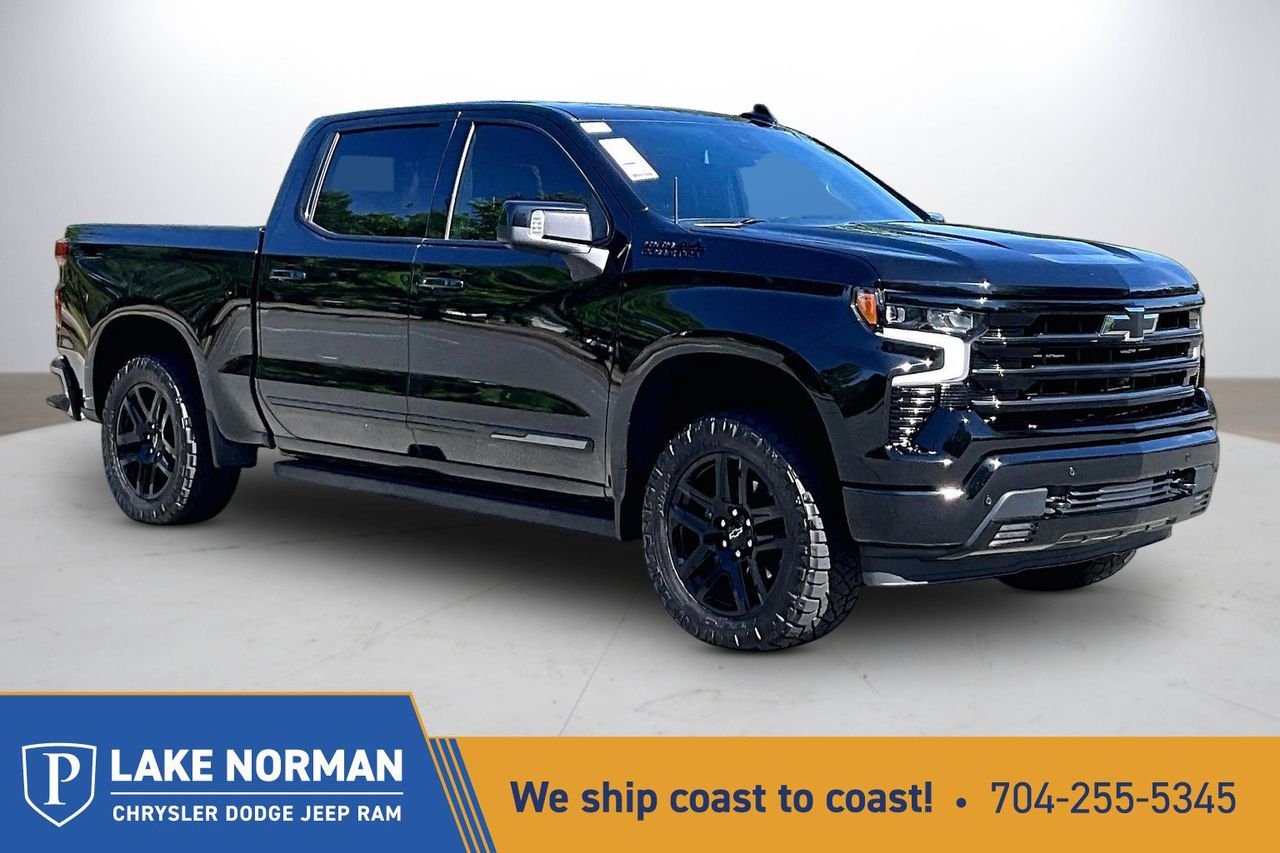 Black 2024 Chevrolet Silverado 1500 Pickup Truck Four-Wheel Drive Automatic