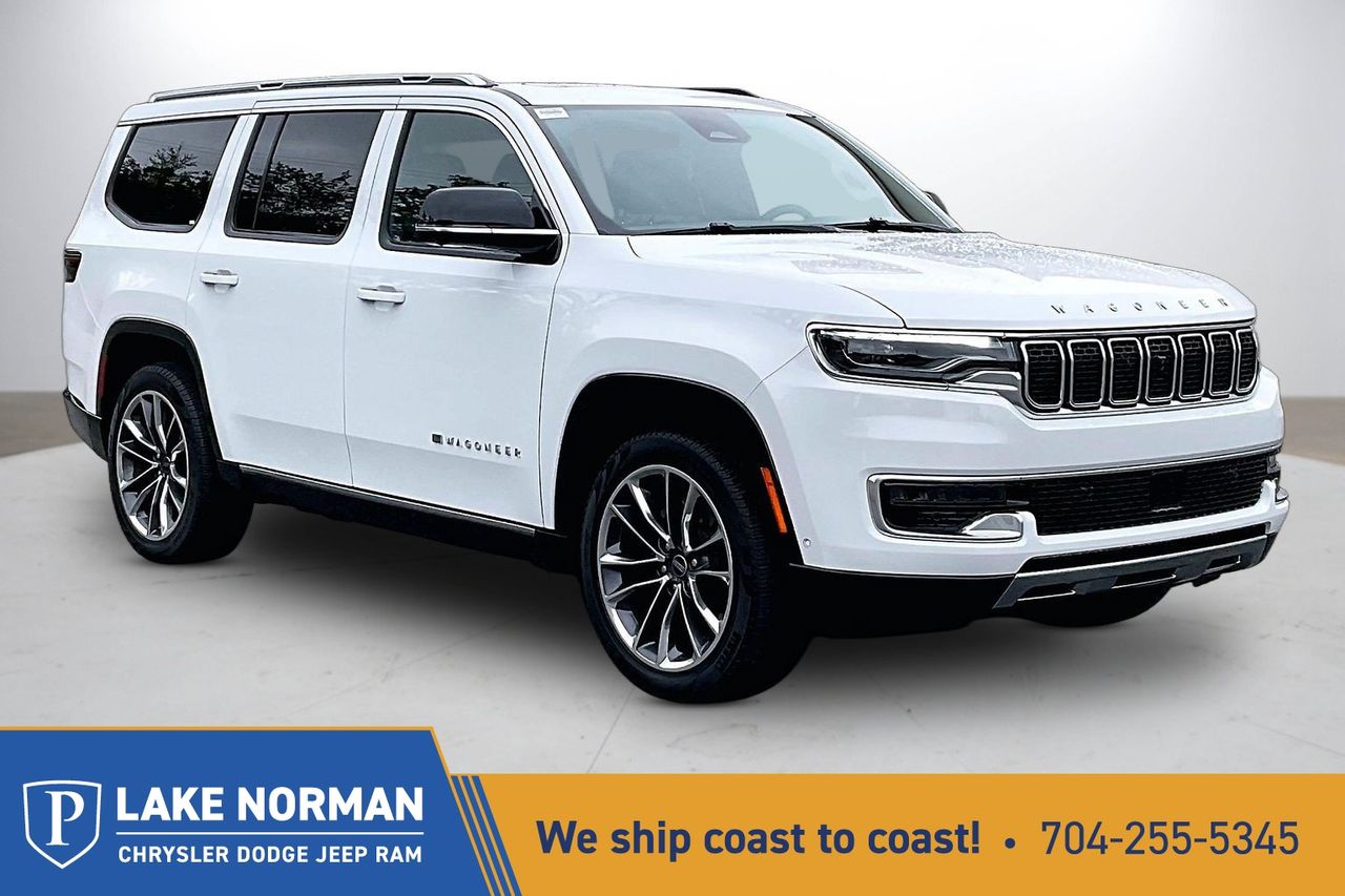 Bright White Clearcoat 2025 Jeep Wagoneer SUV / Crossover Four-Wheel Drive 8-Speed Automatic