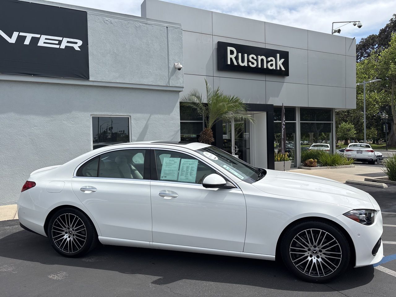 Polar White 2023 Mercedes-Benz C-Class C 300 RWD Sedan Rear-Wheel Drive 9-Speed Automatic