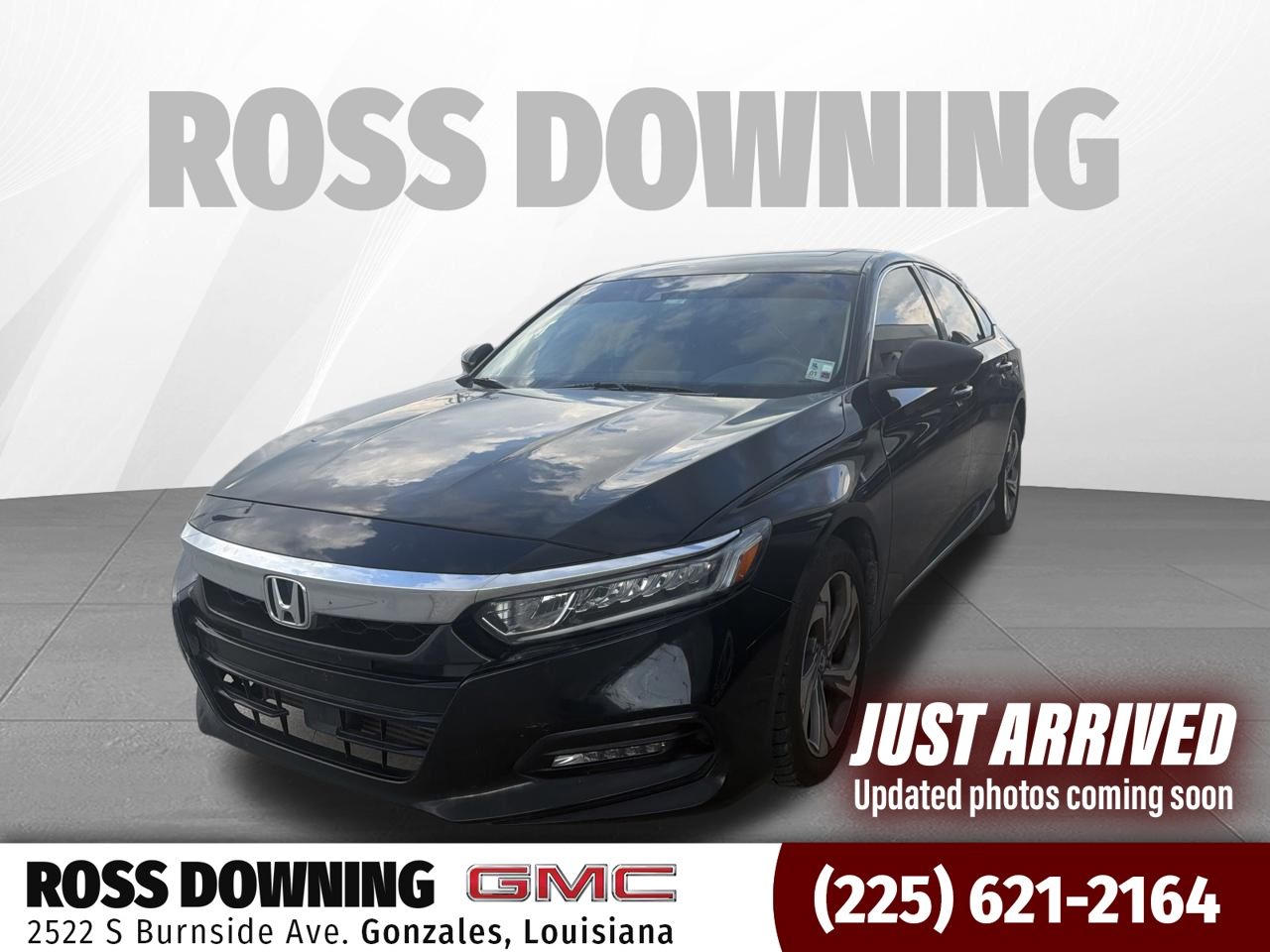 Black 2018 Honda Accord Sedan Front-Wheel Drive Continuously Variable Transmission