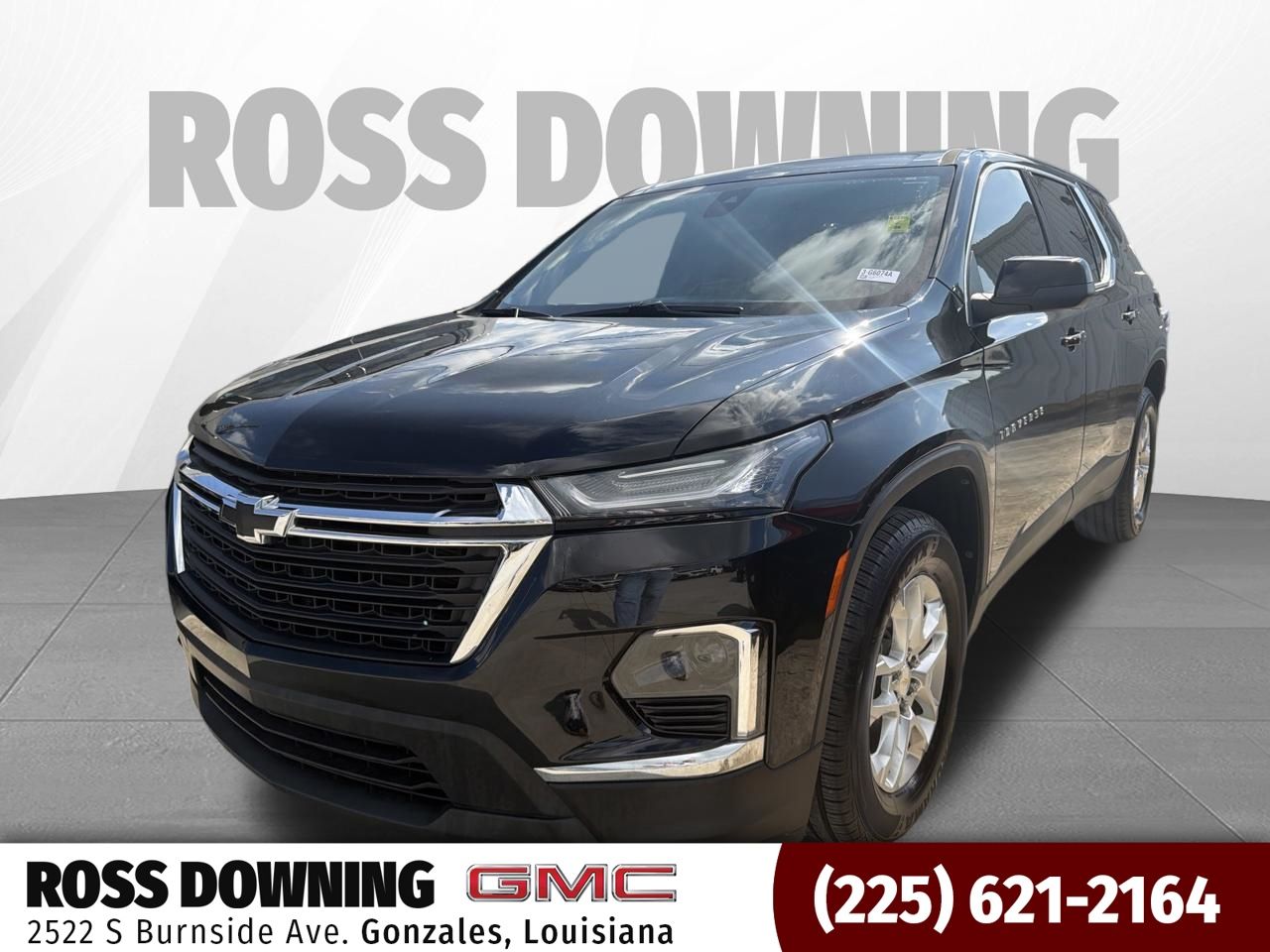 Mosaic Black Metallic 2022 Chevrolet Traverse SUV / Crossover Front-Wheel Drive 9-Speed Automatic