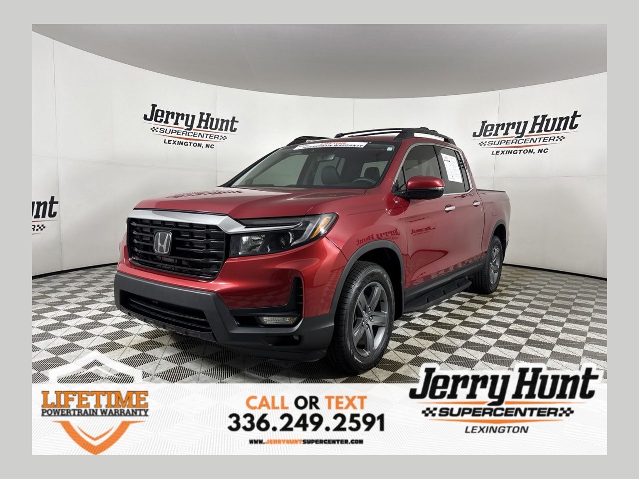 Red 2023 Honda Ridgeline Pickup Truck All-Wheel Drive 9-Speed Automatic
