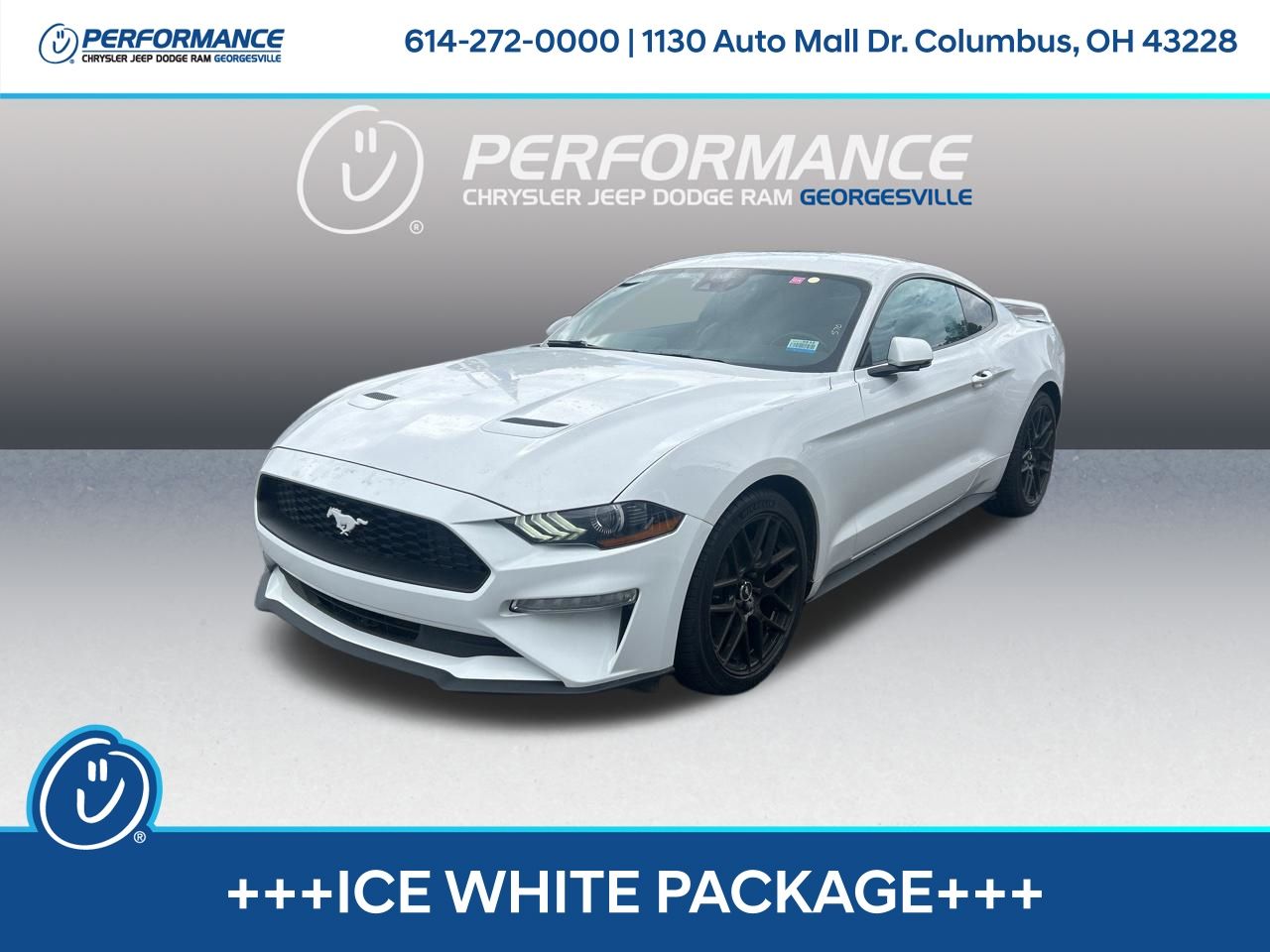 Oxford White 2022 Ford Mustang EcoBoost Premium Fastback RWD Coupe Rear-Wheel Drive Automatic