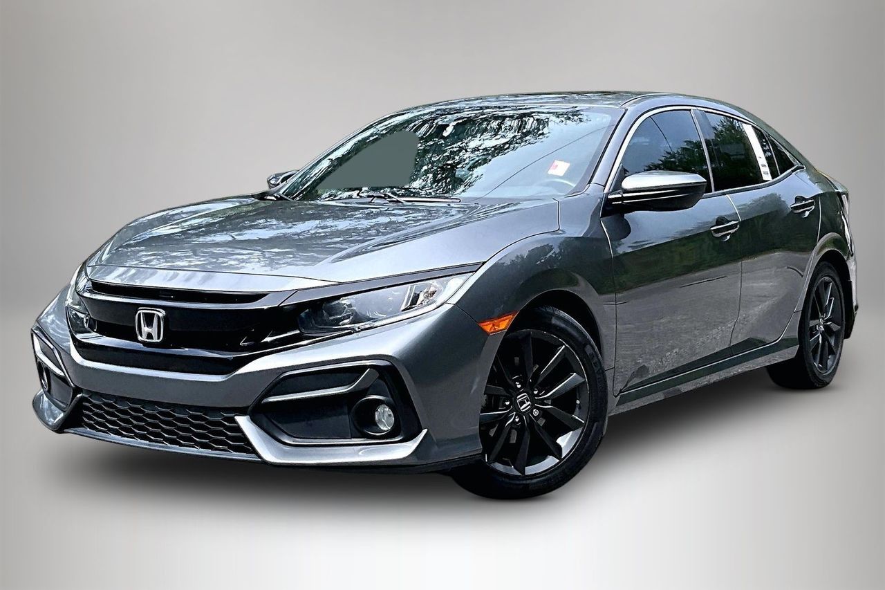 Gray Pearl 2020 Honda Civic Hatchback Hatchback Front-Wheel Drive Continuously Variable Transmission