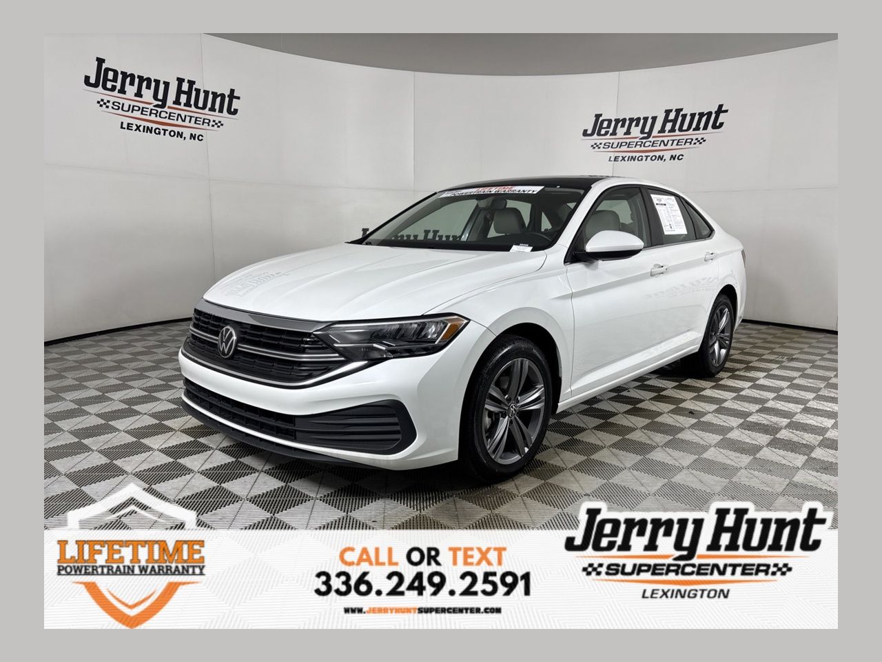 Opal White 2024 Volkswagen Jetta Sedan Front-Wheel Drive 8-Speed Automatic