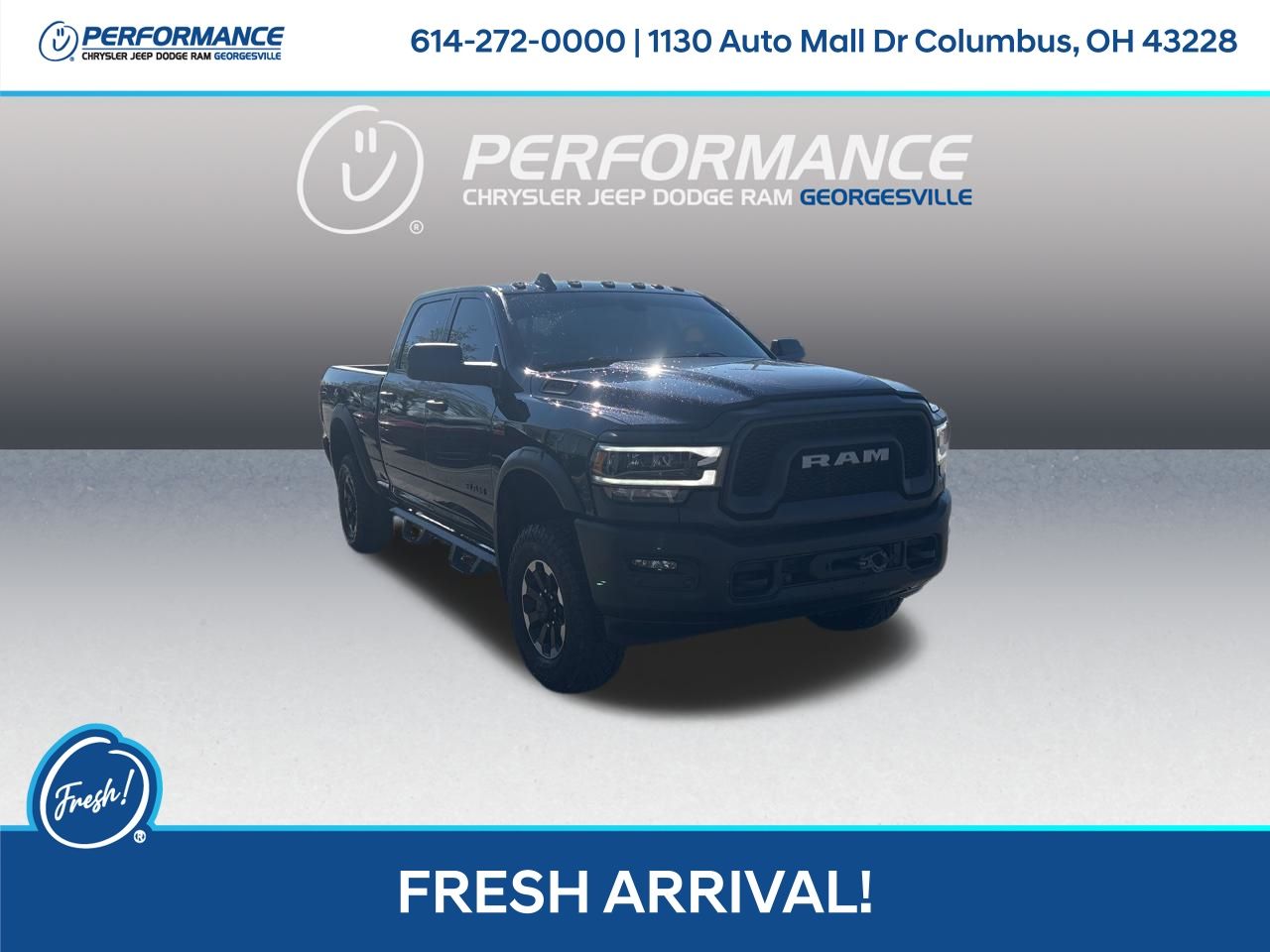 Diamond Black Crystal Pearlcoat 2021 RAM 2500 Power Wagon Crew Cab 4WD Pickup Truck Four-Wheel Drive 8-Speed Automatic