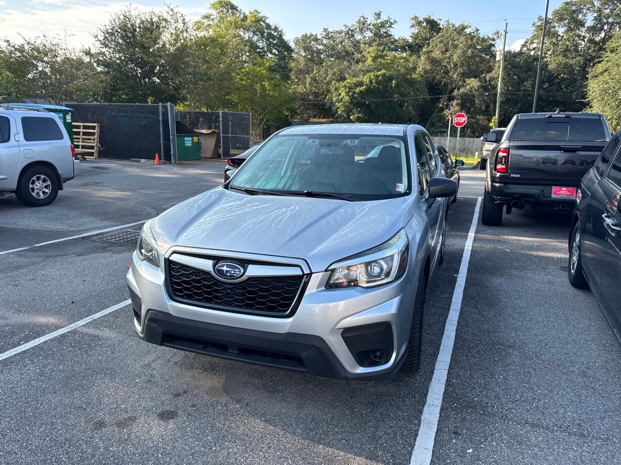 Ice Silver Metallic 2019 Subaru Forester SUV / Crossover All-Wheel Drive Continuously Variable Transmission