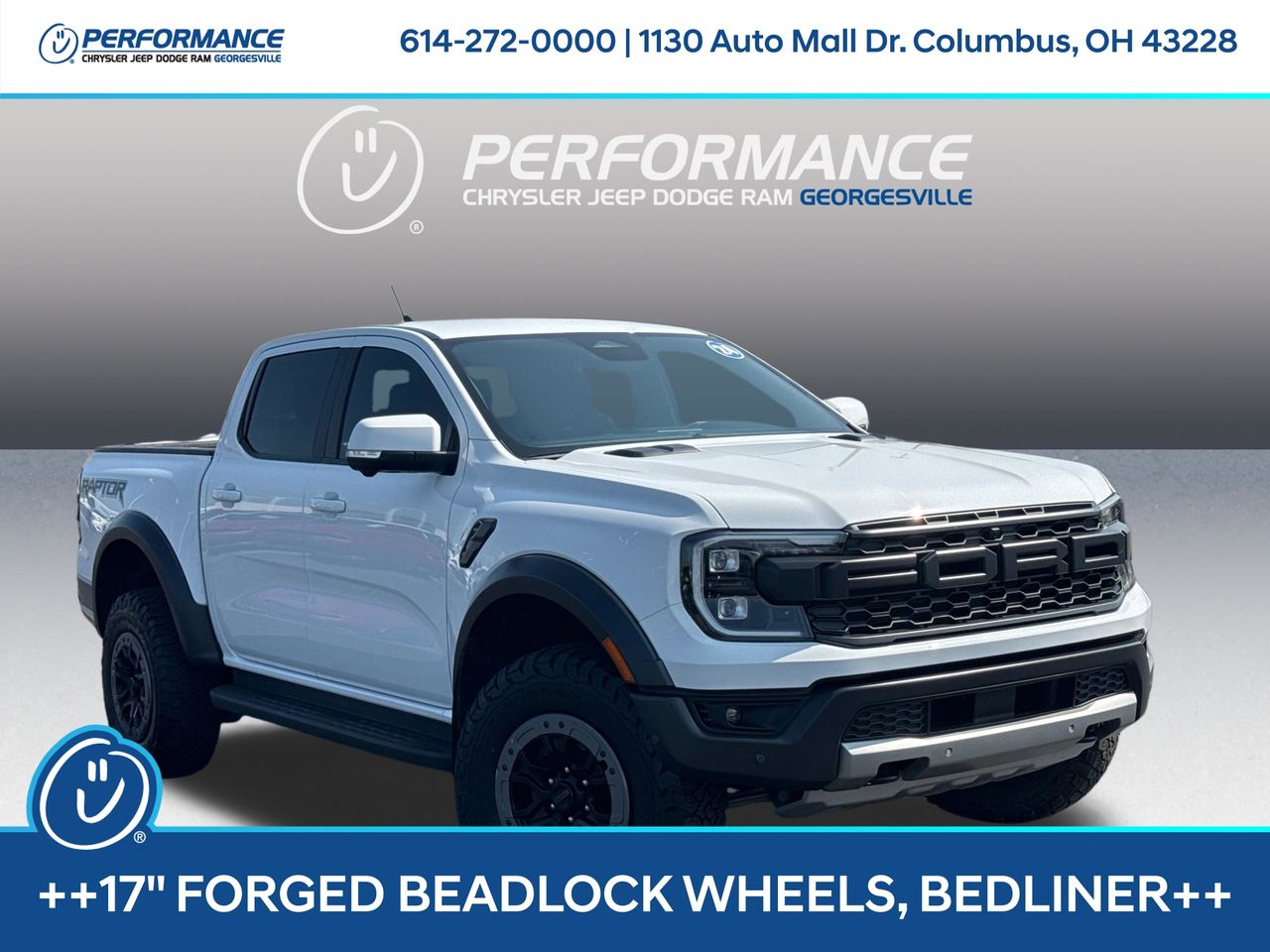Oxford White 2024 Ford Ranger Pickup Truck Four-Wheel Drive Automatic
