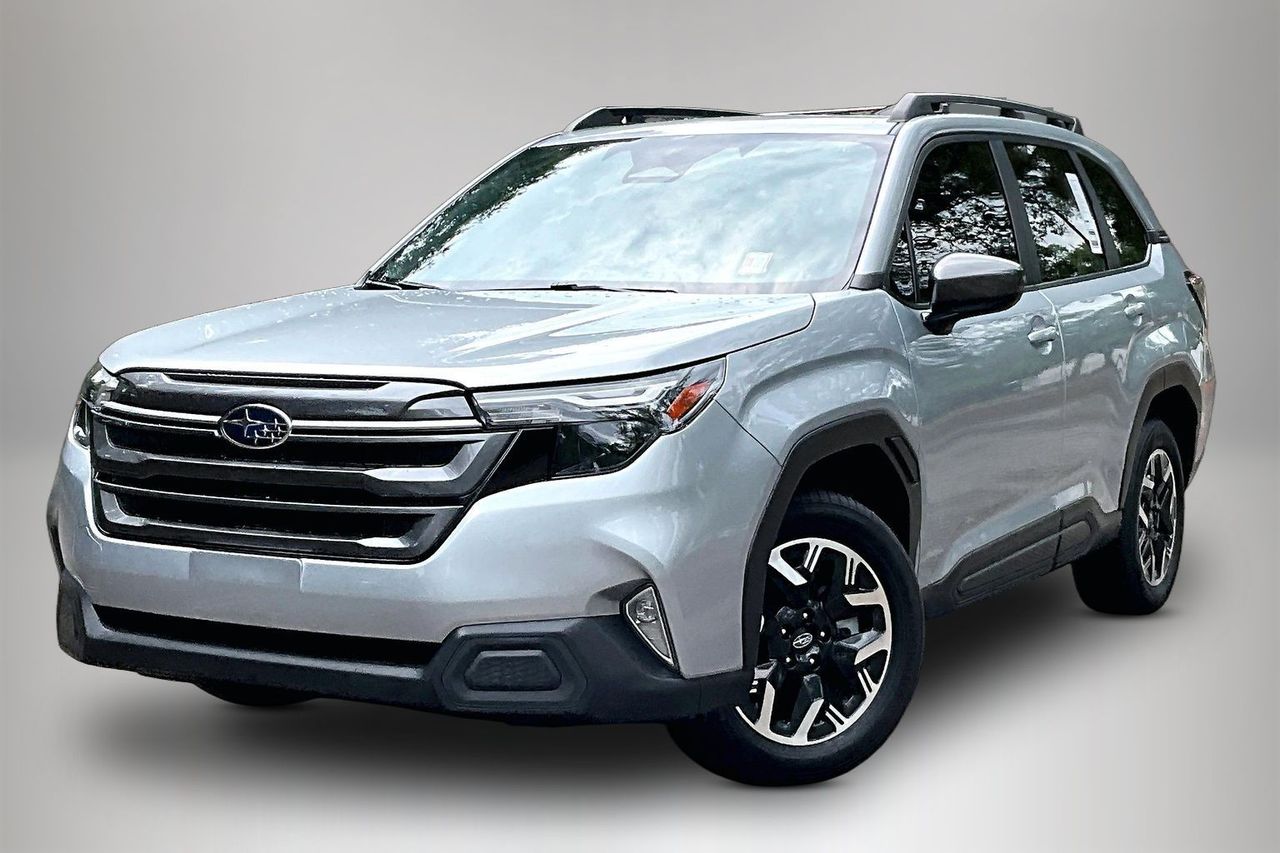 Ice Silver Metallic 2025 Subaru Forester Premium Crossover AWD SUV / Crossover All-Wheel Drive Continuously Variable Transmission