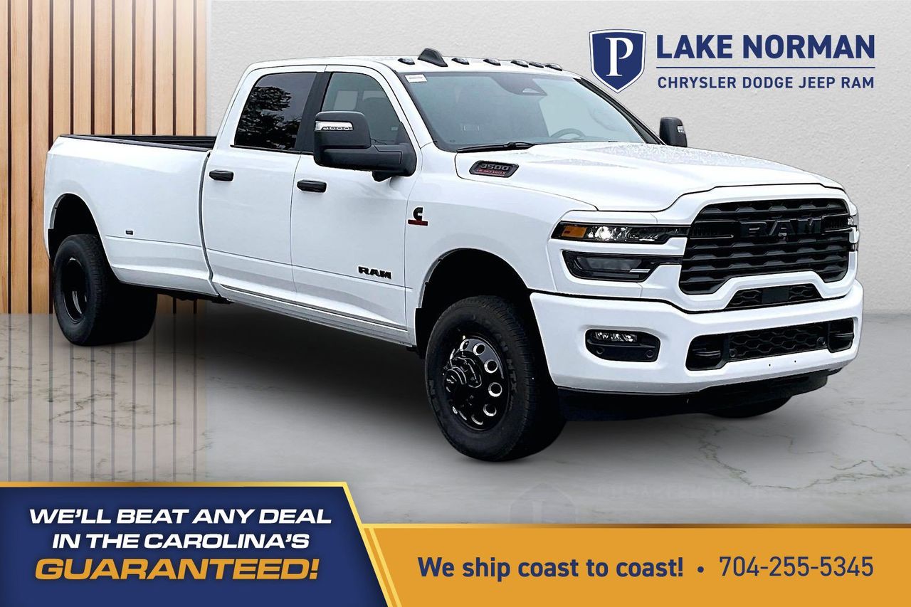 Bright White Clearcoat 2026 RAM 3500 Pickup Truck Four-Wheel Drive 8-Speed Automatic