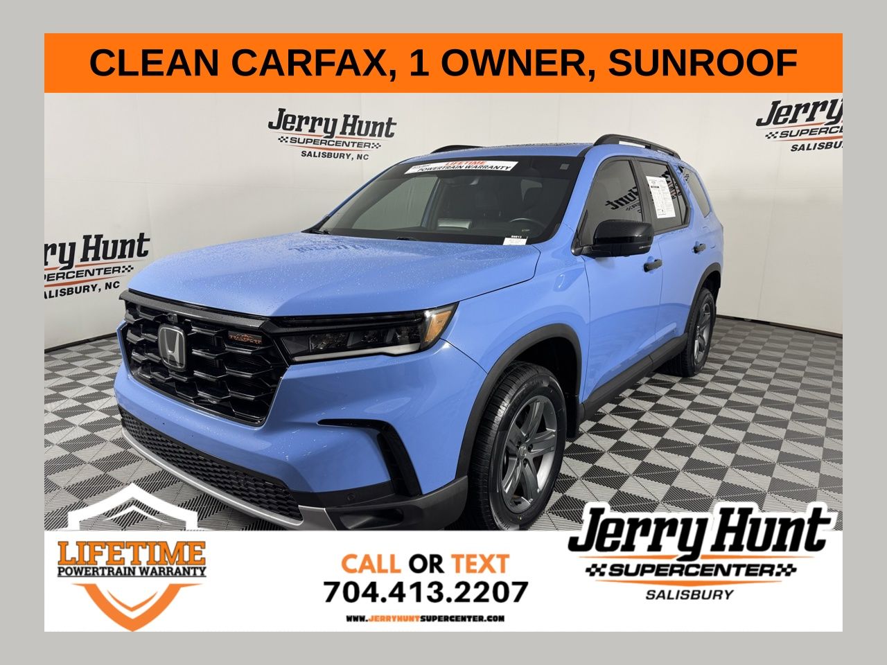 Blue 2023 Honda Pilot TrailSport AWD SUV / Crossover All-Wheel Drive Automatic