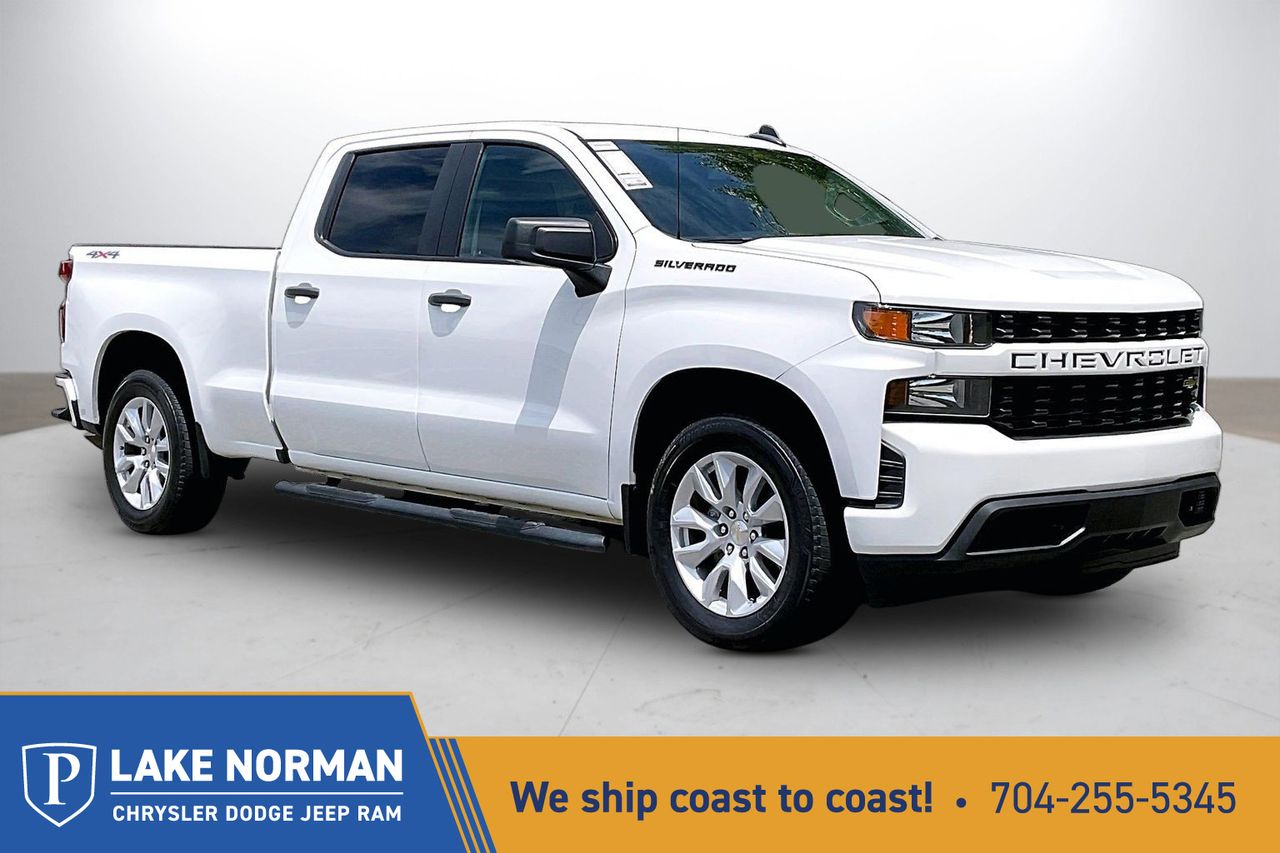 Summit White 2021 Chevrolet Silverado 1500 Pickup Truck Four-Wheel Drive 8-Speed Automatic
