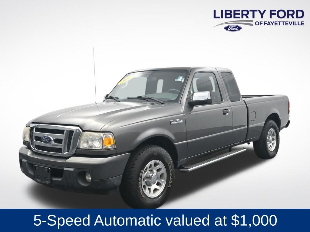 Dark Shadow Gray Metallic 2011 Ford Ranger Pickup Truck 4X2 5-Speed Automatic Overdrive