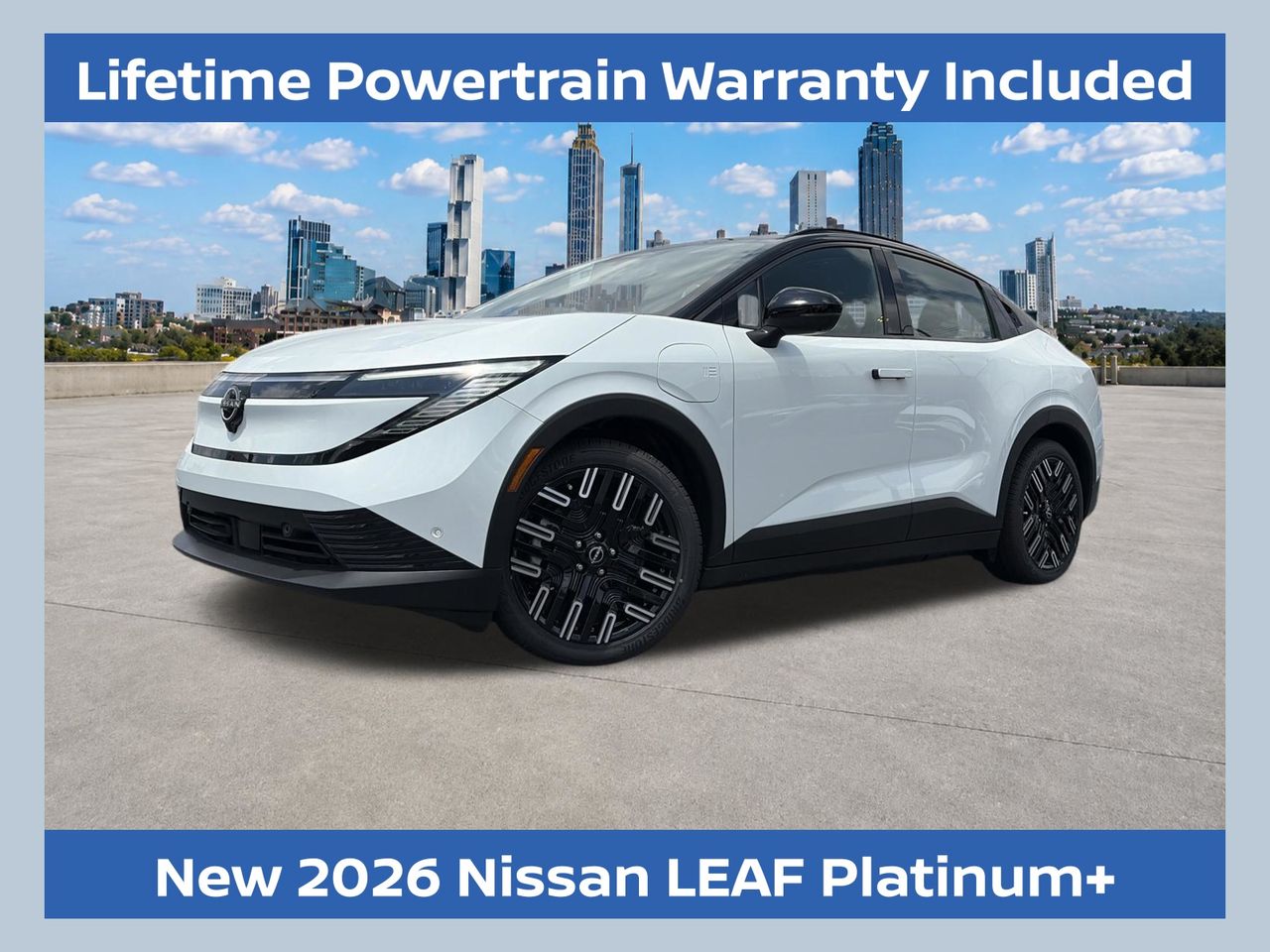 Everest White Pearl/Black 2026 Nissan LEAF SUV / Crossover Front-Wheel Drive Automatic