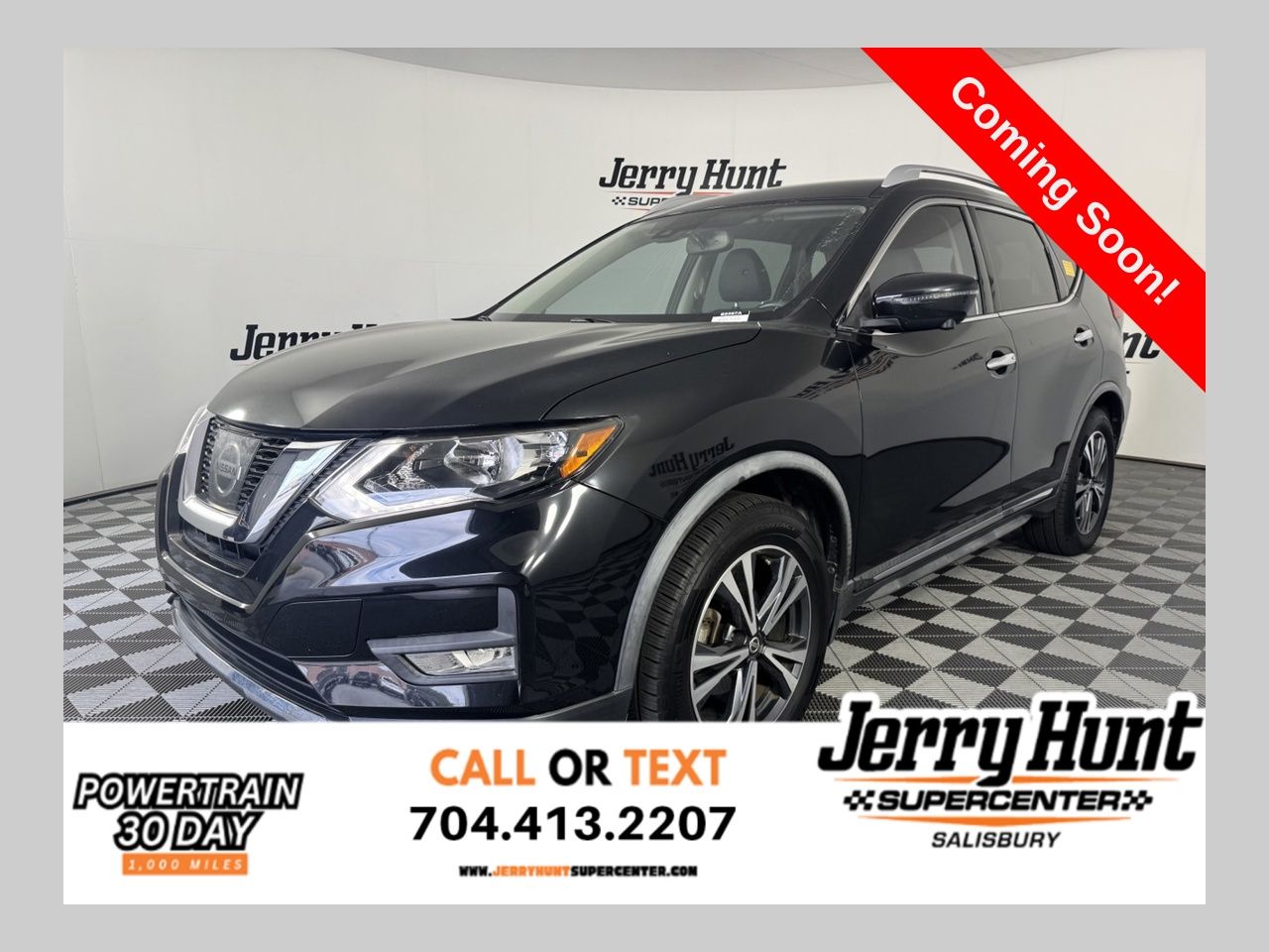 Gray (Magnetic Black) 2017 Nissan Rogue SUV / Crossover Front-Wheel Drive Continuously Variable Transmission