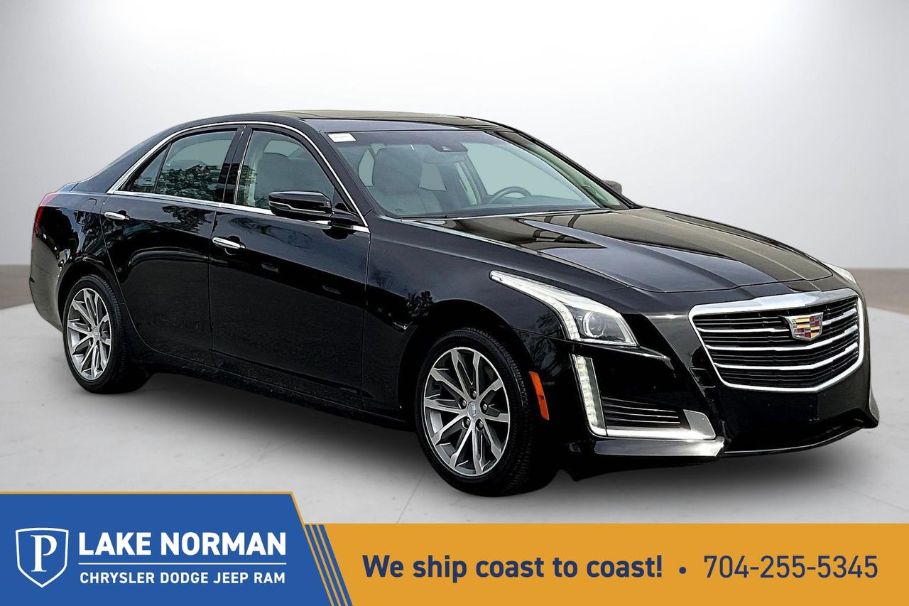 Stellar Black Metallic 2016 Cadillac CTS 2.0T Luxury RWD Sedan Rear-Wheel Drive 8-Speed Automatic