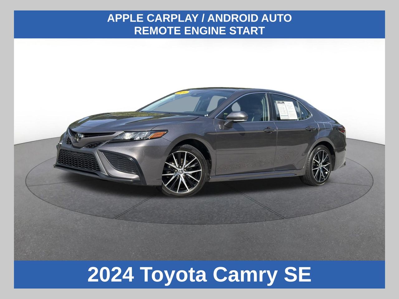 Predawn Gray Mica 2024 Toyota Camry Sedan Front-Wheel Drive 8-Speed Automatic