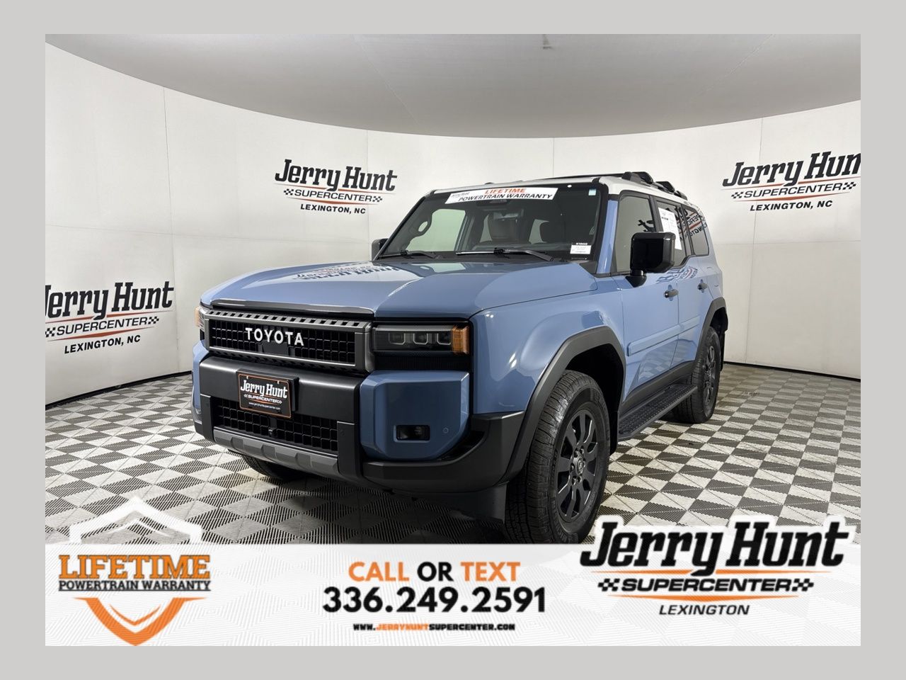 Blue / Gray 2025 Toyota Land Cruiser SUV / Crossover Four-Wheel Drive 8-Speed Automatic