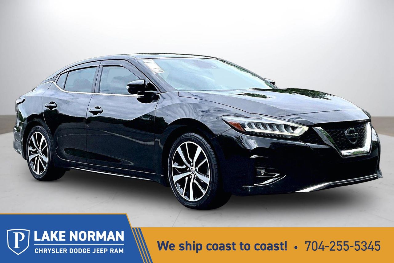 Super Black 2021 Nissan Maxima SV FWD Sedan Front-Wheel Drive Continuously Variable Transmission