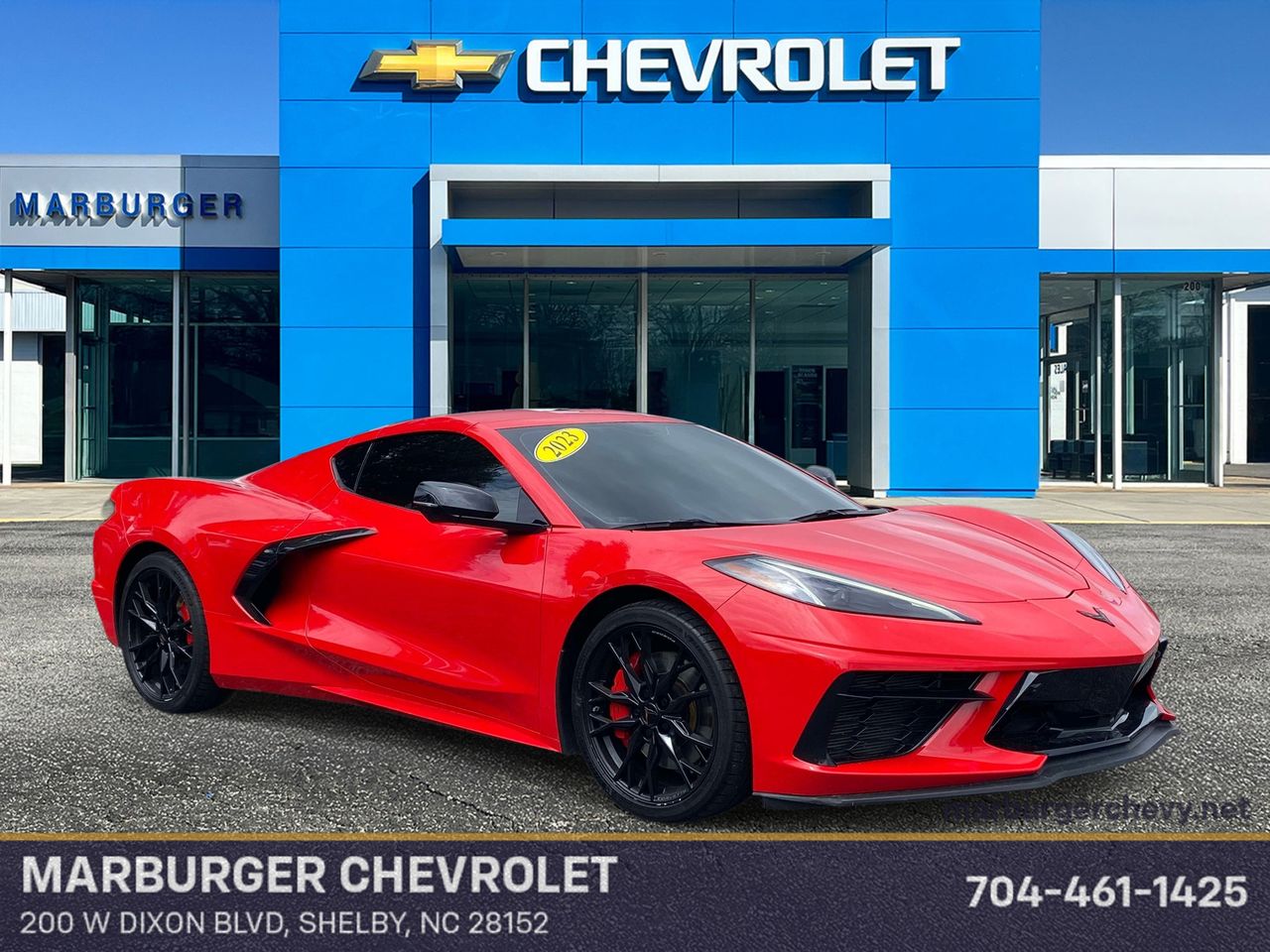 Torch Red 2023 Chevrolet Corvette Coupe Rear-Wheel Drive 8-Speed Dual Clutch