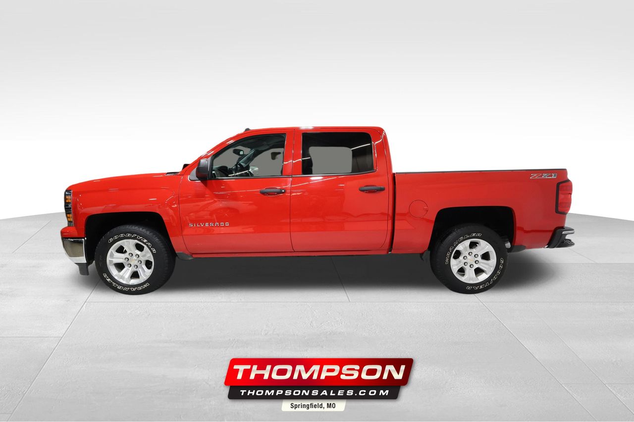 Victory Red 2014 Chevrolet Silverado 1500 LT Crew Cab 4WD Pickup Truck Four-Wheel Drive 6-Speed Automatic Overdrive