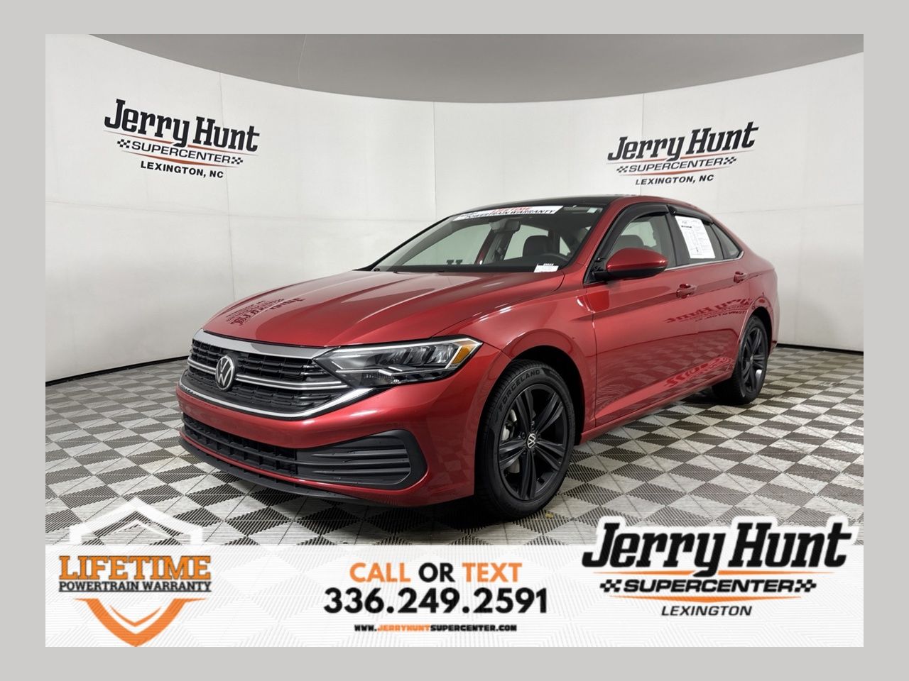 Red Metallic 2024 Volkswagen Jetta Sedan Front-Wheel Drive 8-Speed Automatic