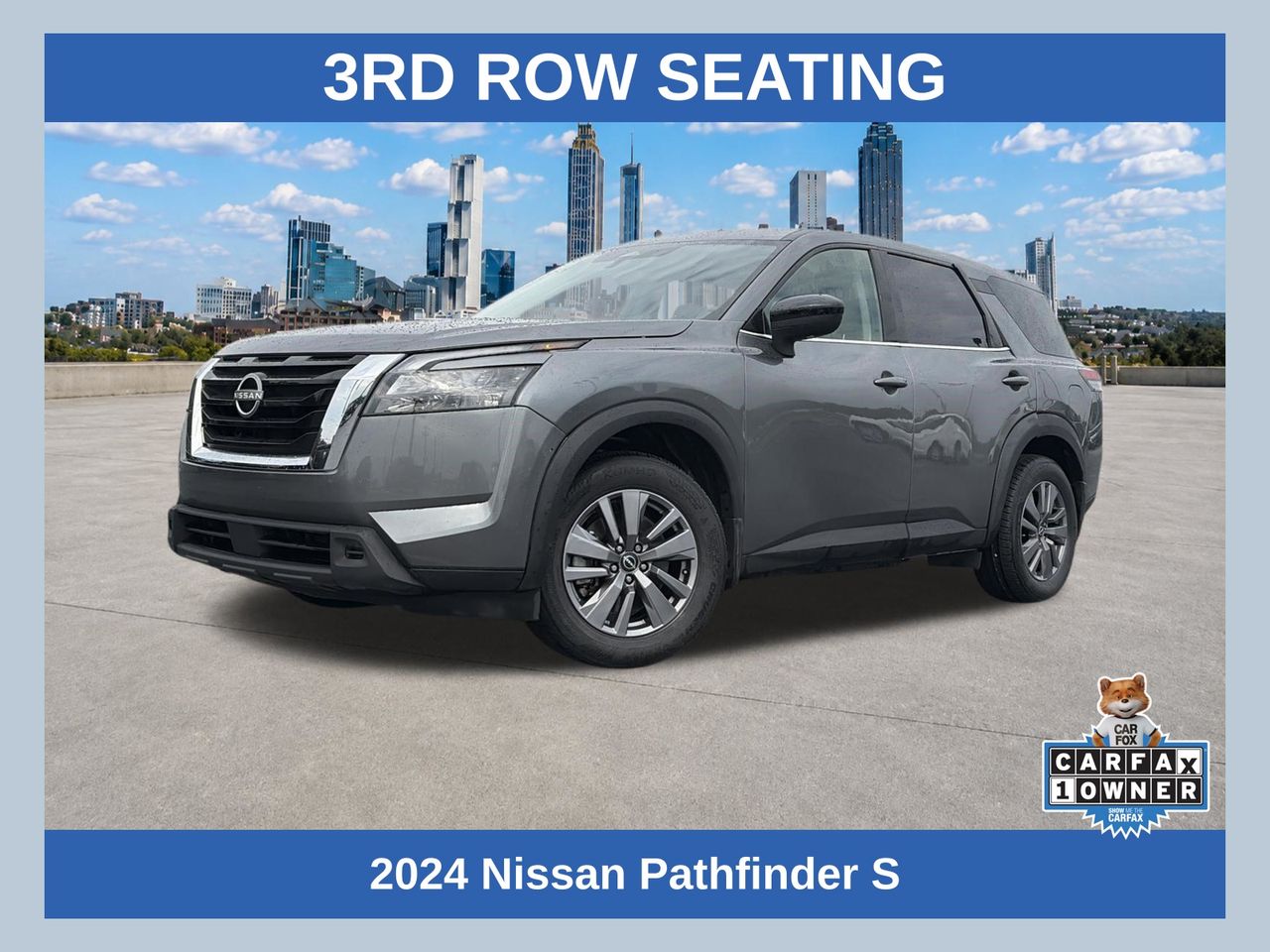 Gray (Gun Metallic) 2024 Nissan Pathfinder SUV / Crossover Front-Wheel Drive 9-Speed Automatic