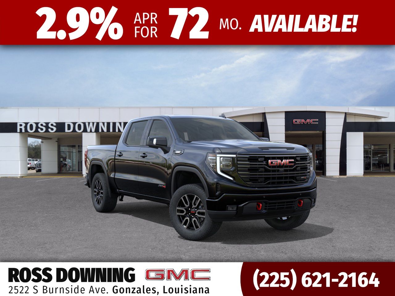 Onyx Black 2026 GMC Sierra 1500 Pickup Truck Four-Wheel Drive Automatic