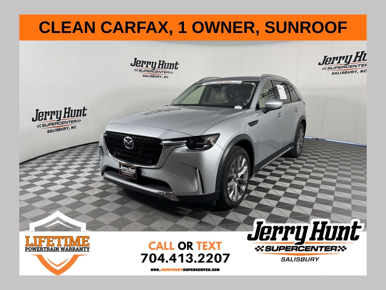 Sonic Silver 2024 Mazda CX-90 3.3 Turbo Premium AWD SUV / Crossover All-Wheel Drive 8-Speed Automatic