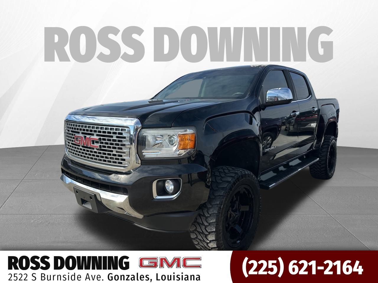 Onyx Black 2019 GMC Canyon Pickup Truck Four-Wheel Drive 6-Speed Automatic