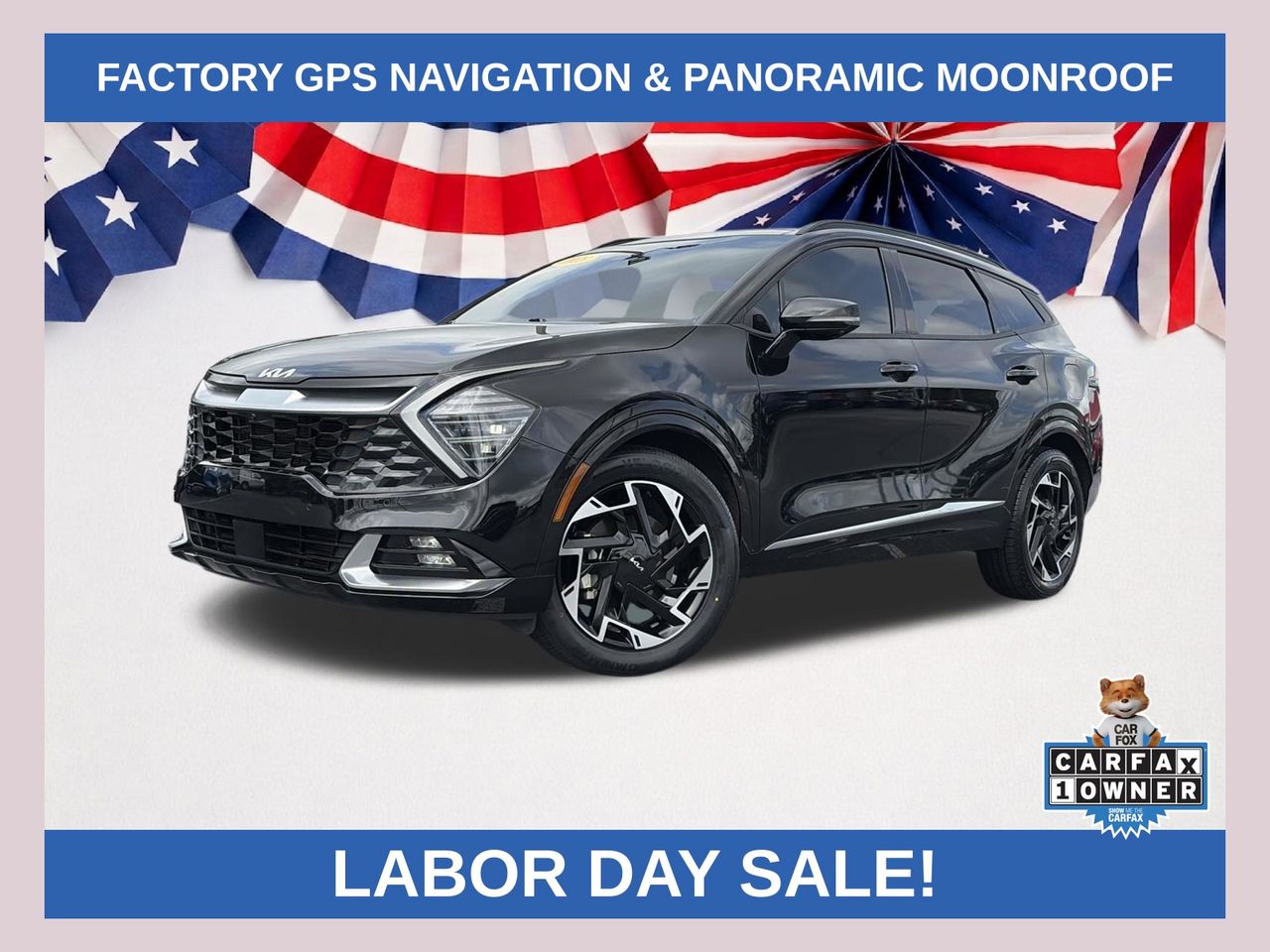 Ebony Black 2023 Kia Sportage SUV / Crossover Front-Wheel Drive 8-Speed Automatic