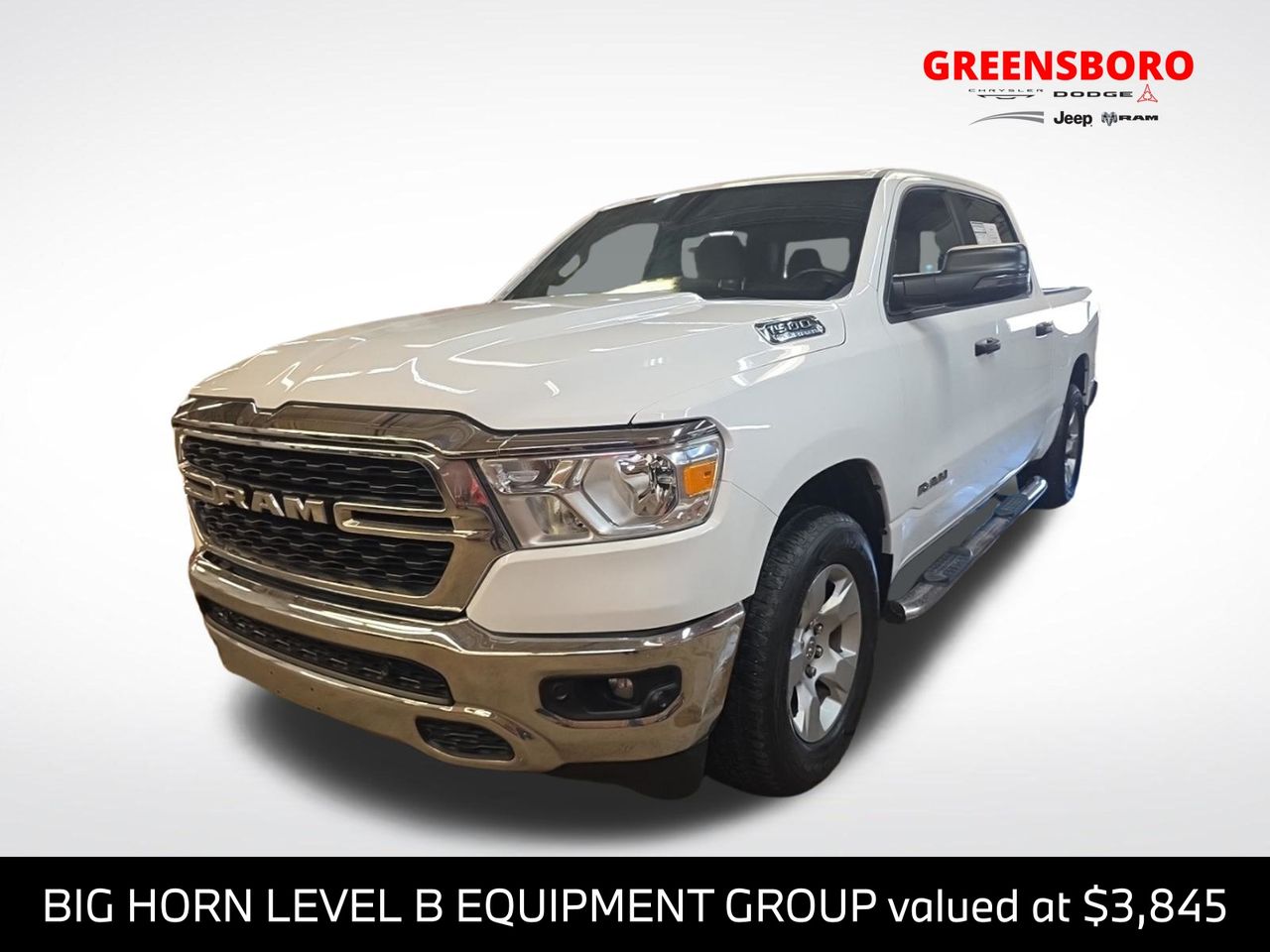 Bright White Clearcoat 2023 RAM 1500 Pickup Truck Four-Wheel Drive 8-Speed Automatic