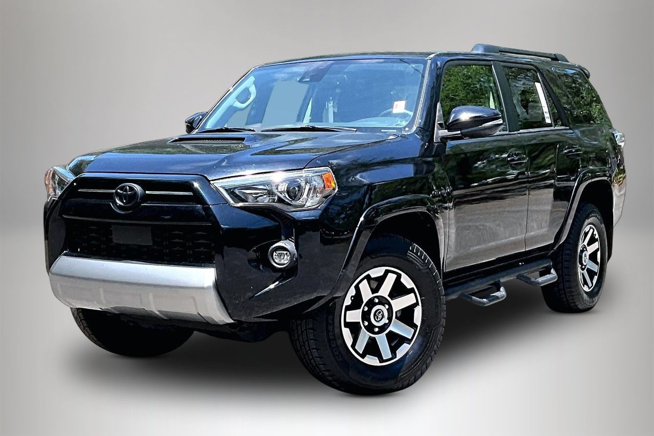 Midnight Black Metallic 2021 Toyota 4Runner TRD Off-Road Premium 4WD SUV / Crossover Four-Wheel Drive 5-Speed Automatic Overdrive