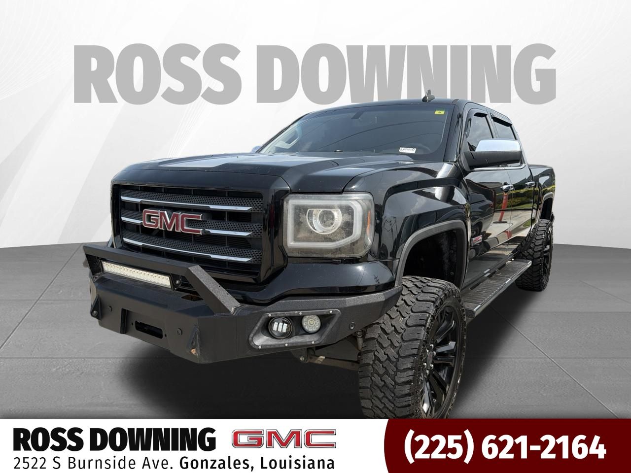 Onyx Black 2015 GMC Sierra 1500 Pickup Truck Four-Wheel Drive 6-Speed Automatic Overdrive